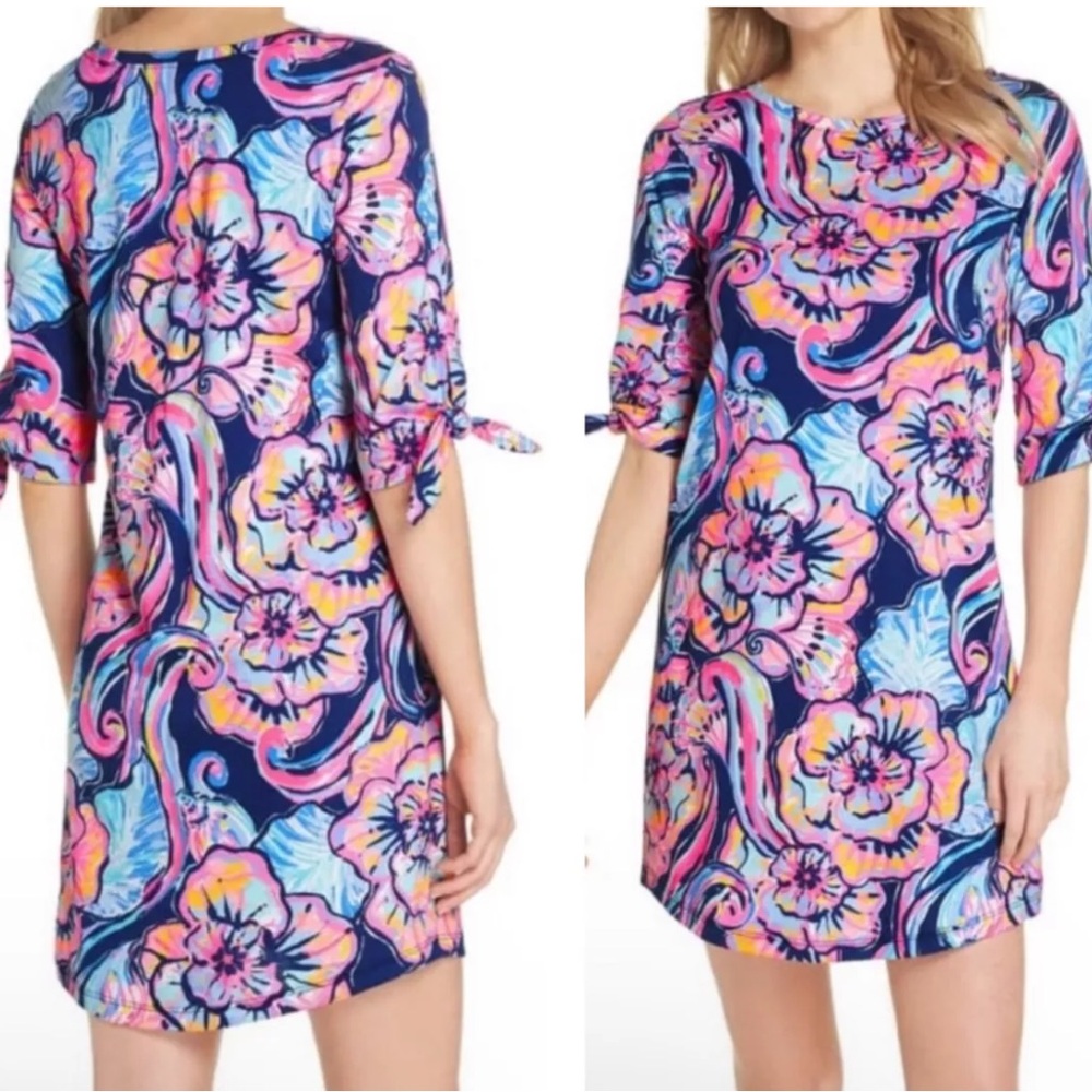 Lilly Pulitzer Preston Dress in Nauti Navy Boho Bateau, Size XS